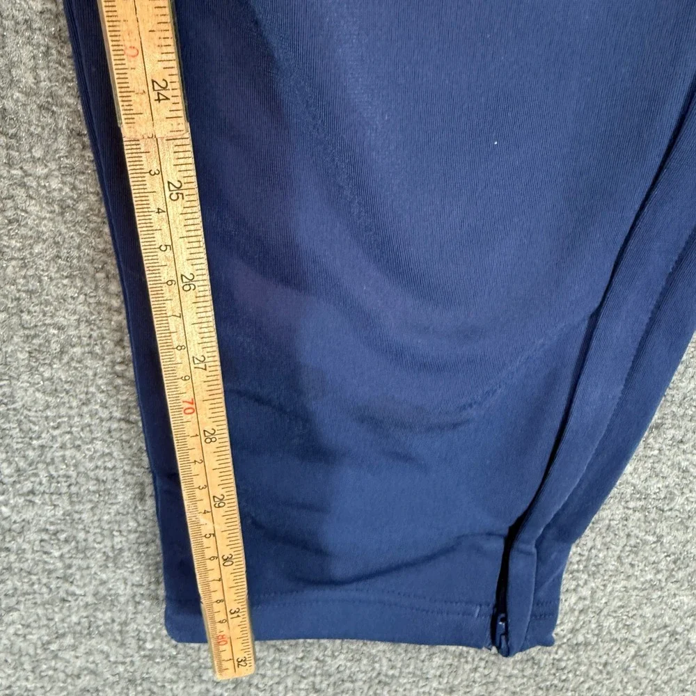 Adidas Tricot Pants Men‎ 2XL Blue Ankle Zip Athletic Tapered Sweatpants NEW